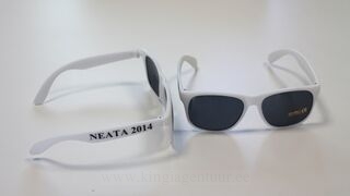 Aurinkolasit logolla Neata 2014
