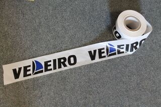 Warning foil with logo Veleiro