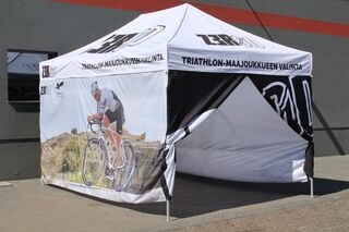 3x4x,5m pop up tent with custom print