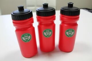 Drinking bottle with logo