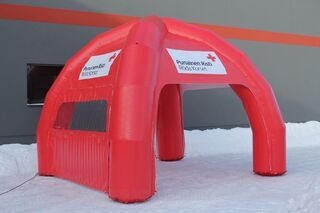 Inflatable tent 4x4m Punainen Risti