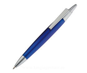 Ball pen with silver trim