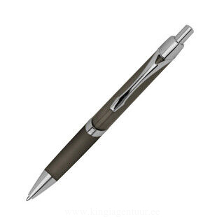 Ball pen with  metal clip