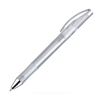 Frosted twist action ball pen