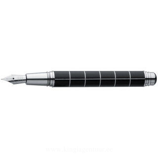 Writing set with ball pen and fountain pen