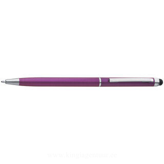 Plastic ball pen with touch function 2. picture
