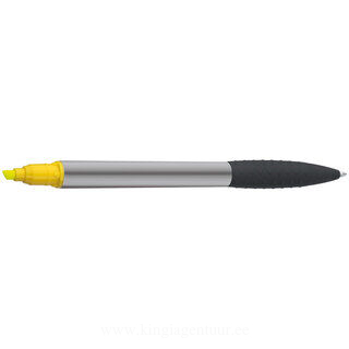 Ball pen with highlighter