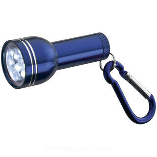 Torch with 6 LEDs and snaphook