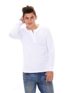 Jersey Long Sleeve Henley 2. picture