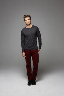 Jersey Long Sleeve Henley 4. picture
