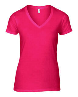 Women`s Fashion Basic V-Neck Tee 15. picture