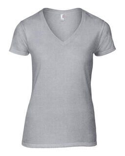 Women`s Fashion Basic V-Neck Tee 7. picture