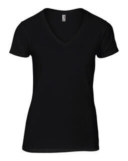 Women`s Fashion Basic V-Neck Tee 5. picture