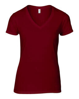 Women`s Fashion Basic V-Neck Tee 12. picture