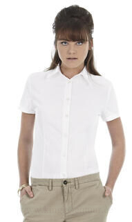 Ladies` Oxford Short Sleeve Shirt 2. picture