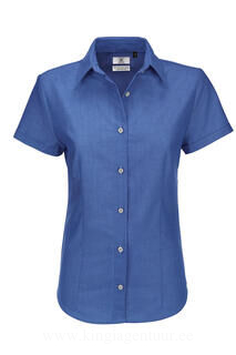 Ladies` Oxford Short Sleeve Shirt 9. picture