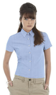 Ladies` Oxford Short Sleeve Shirt 3. picture
