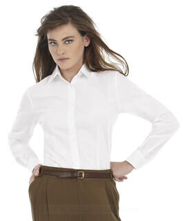 Ladies` Smart Long Sleeve Poplin Shirt 2. pilt