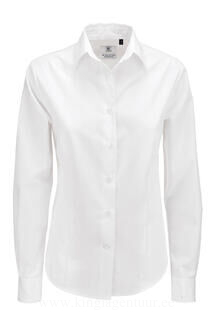 Ladies` Smart Long Sleeve Poplin Shirt 5. kuva