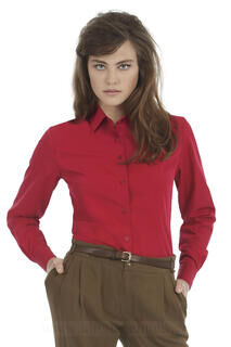 Ladies` Smart Long Sleeve Poplin Shirt 3. kuva