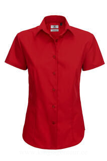 Ladies` Smart Short Sleeve Poplin Shirt 10. pilt