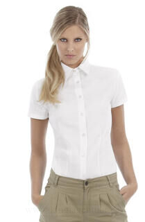 Ladies` Sharp Twill Short Sleeve Shirt 2. picture