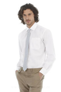 Men`s Smart Long Sleeve Poplin Shirt 2. picture