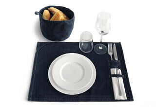 Denim Placemat with Cutlery Pocket