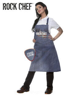 Rock Chef Stripe Bib Apron 3. pilt