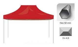 Pop up tent 3x4,5 Hex50